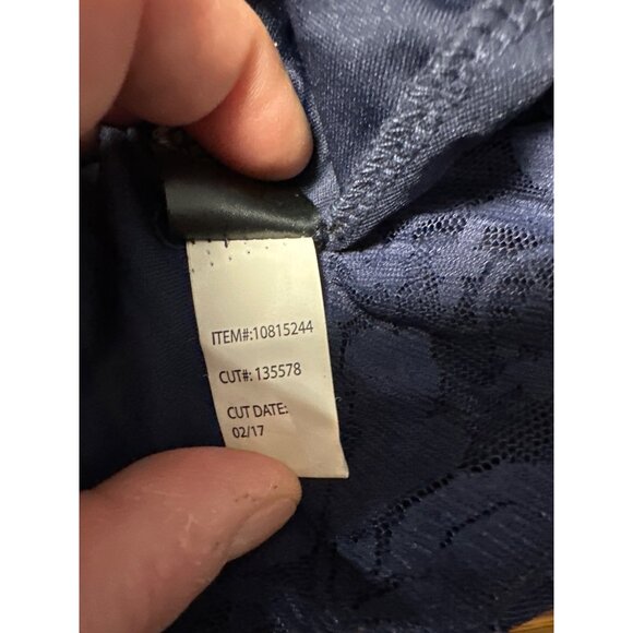 Torrid Tiered Skirt V Neck Lace Trim Chiffon Lined Dress Size 1X - Picture 10 of 11